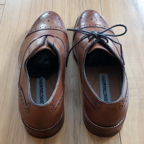 Johnston & Murphy Cap Toe Oxford Shoes - Picture 6 of 8